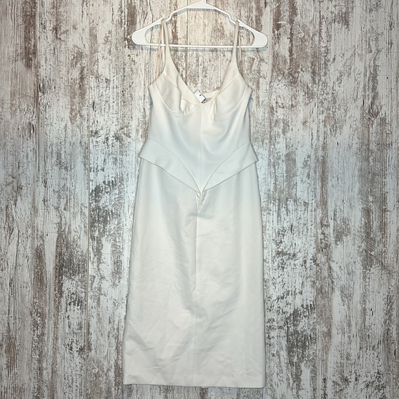 Et Ochs Gia Peplum Midi-Dress Size 4 NWT - Picture 11 of 15